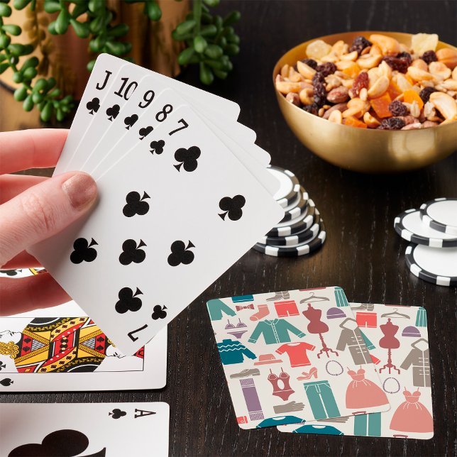 Trendy Fashion Pattern Stylish Clothing Graphic  Playing Cards (Creator Uploaded)