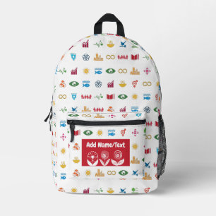 Trendy Fashion Personalised Custom Printed Backpack