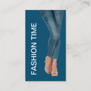 Trendy Fashion Theme Business Card