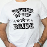 Trendy Father Of The Bride T-shirt<br><div class="desc">Trendy Father Of The Bride T-shirt.</div>