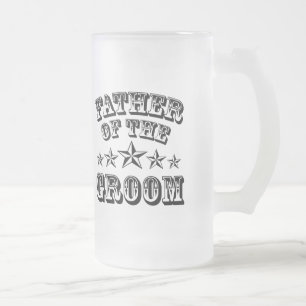 Trendy Father Of The Groom Frosted Beer Mug