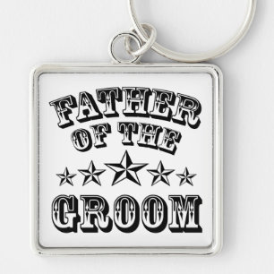 Trendy Father Of The Groom Keychain