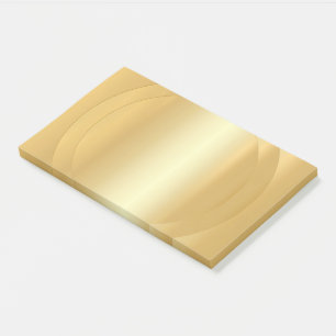 Trendy Faux Gold Elegant Modern Blank Template Post-it Notes