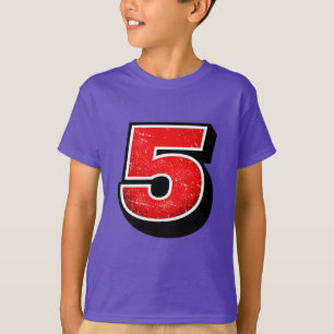 Trendy Fifth Birthday T-Shirt