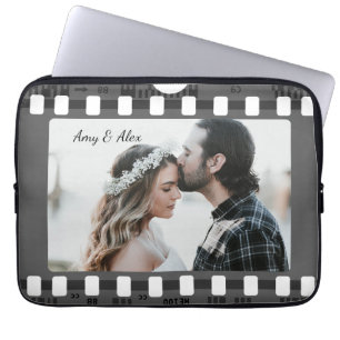 Trendy Film Reel Movie Personalised Picture Frame Laptop Sleeve