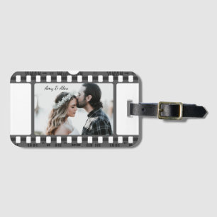 Trendy Film Reel Movie Personalised Picture Frame Luggage Tag