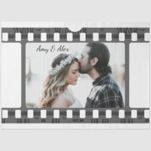 Trendy Film Reel Movie Personalised Picture Frame  Tissue Paper
