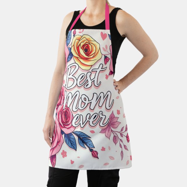 Trendy Floral Luxury Gift Collection Apron (Insitu)