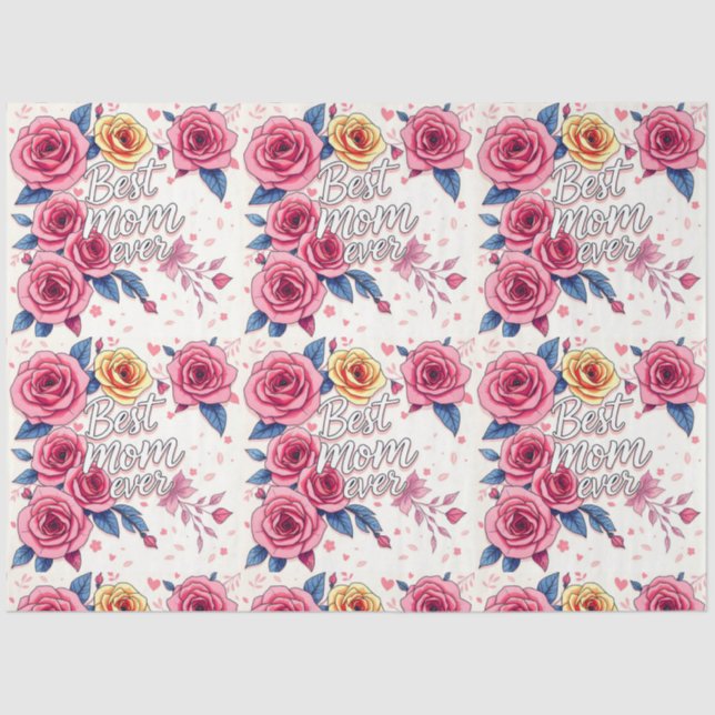 Trendy Floral Luxury Gift Collection Tissue Paper (Front)