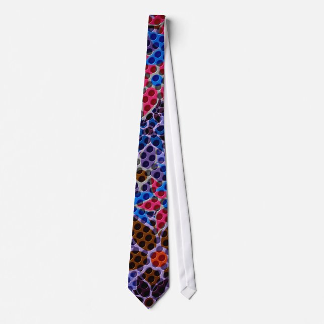 Trendy Floral Pattern #4 Tie (Front)