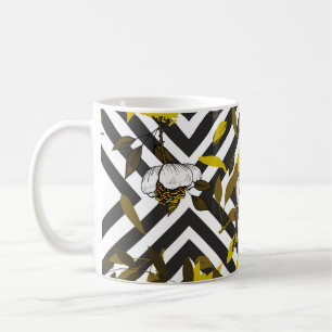 Trendy floral pattern. Isolated seamless pattern.  Coffee Mug