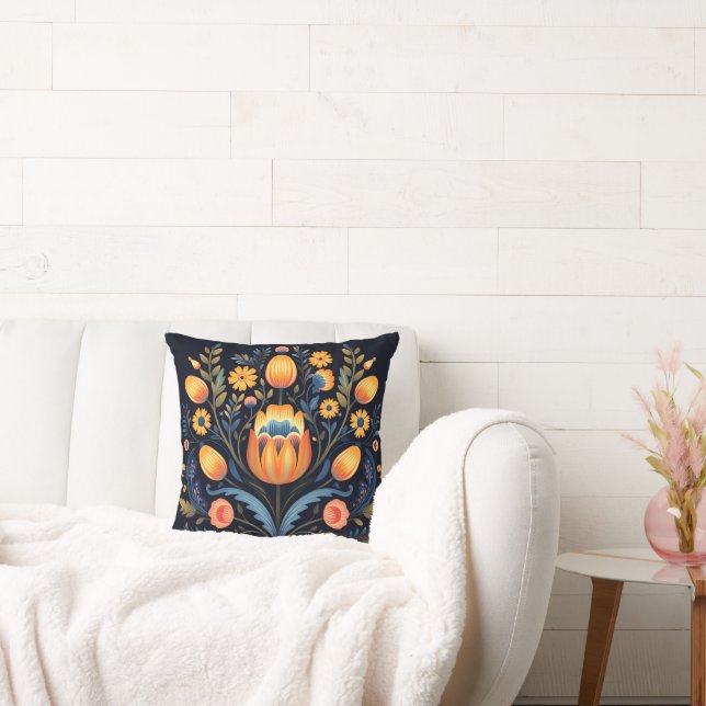 Trendy Flowers Cushion (Couch)