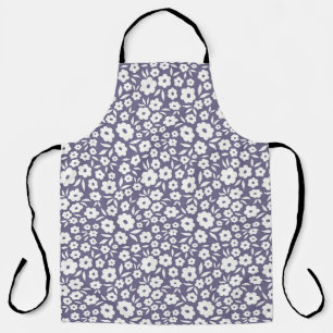 Trendy flowers seamless pattern. Small vintage flo Apron
