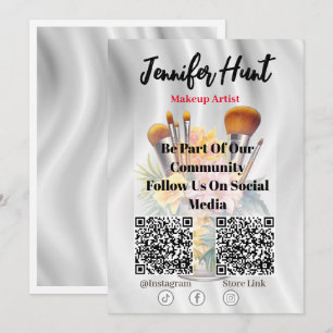 Trendy Flyers Social Media QR Code Invitation