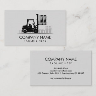 Trendy Forklift, Logisitcs - Professional  Business Card