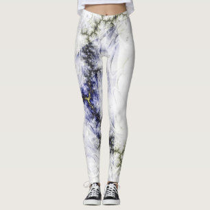 Trendy Fractal Art Leggings