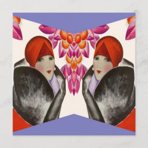 TRENDY FRIENDS INVITATION ~ EZ TO CUSTOMIZE!