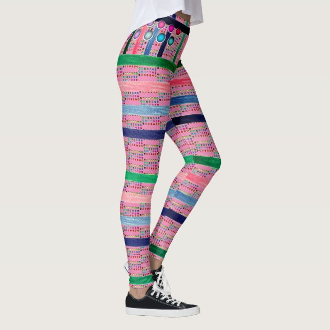 Trendy Fun Compression Leggings (Right)