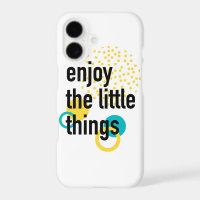 Trendy fun happy design of Enjoy the Lıttle Things