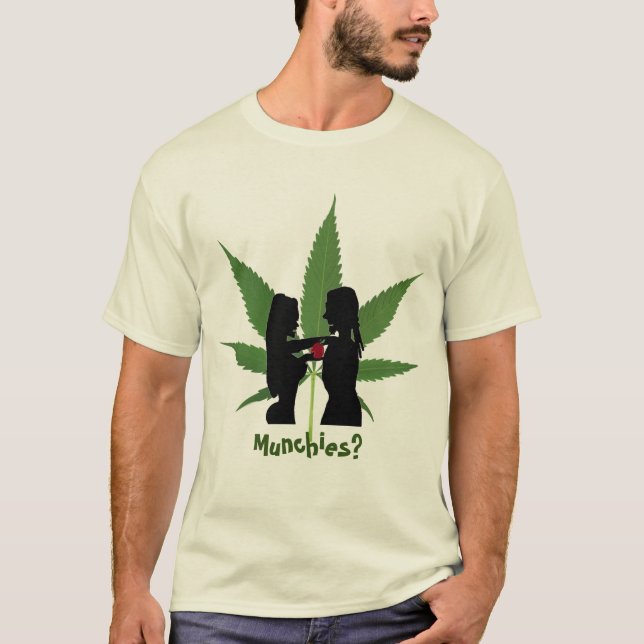 Trendy Fun Humour Munchies? T-Shirt (Front)
