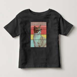 TRENDY FUNNY CUTE CAT VINTAGE  TODDLER T-Shirt