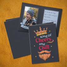 Trendy Funny King Quote Typography Father's Day