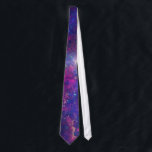 Trendy Galaxy Print / Nebula Tie<br><div class="desc">Necktie with a trendy galaxy print that's out of this world!</div>