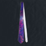 Trendy Galaxy Print / Nebula Tie<br><div class="desc">Necktie with a trendy galaxy print that's out of this world!</div>