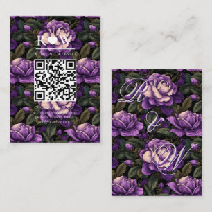 Trendy Gardenias Garden Botanical Wedding Enclosure Card