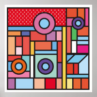 Trendy geometric elements memphis design. Retro st