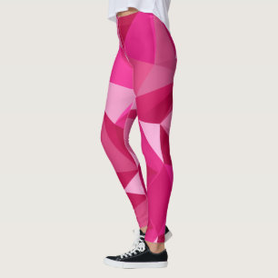 Trendy Geometric Halftone Print Leggings