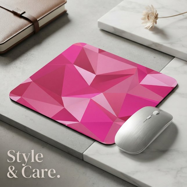 Trendy Geometric Halftone Print Mouse Mat (Trendy Geometric Halftone Print Mouse Pad)