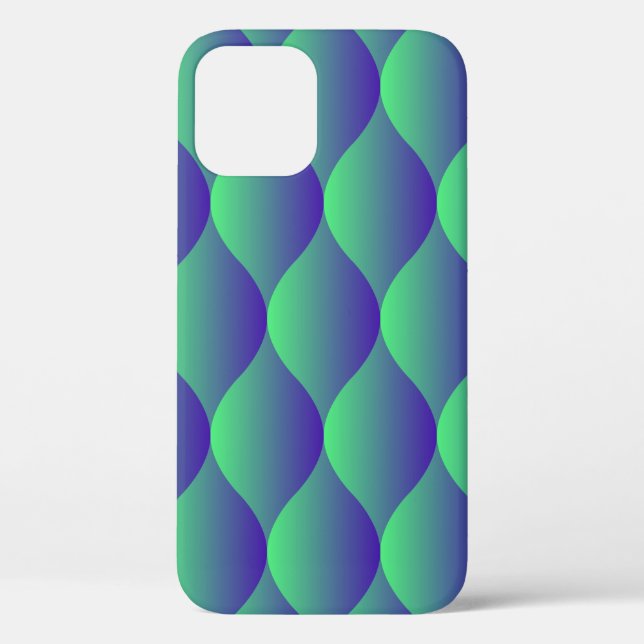 Trendy geometric pattern with abstract shapes in n Case-Mate iPhone case (Back)