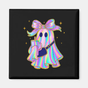 Trendy Ghost Shirt Coffee Tumbler Pastel Halloween Magnet