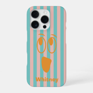 Trendy Ghost Striped iPhone 16 Pro Case