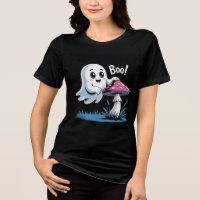 Trendy Ghost T-Shirt – Funny Halloween Graphic Tee