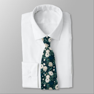 Trendy Gift For Boyfriend Ranunculus Floral Tie