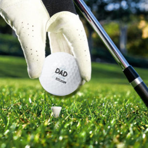 Trendy Gift For Dad Personalised Name Individual Golf Balls