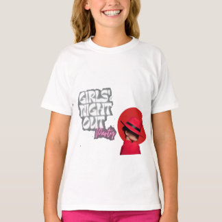 Trendy Girls Night Out Party Red Fedora Hat Women T-Shirt