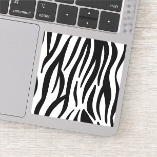 trendy girly chic black and white zebra stripes