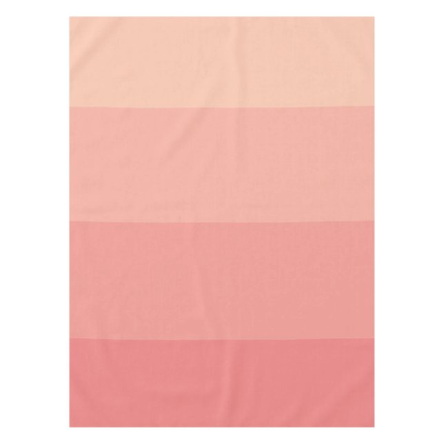 Trendy Girly Pink Ombre Palette  Tablecloth (Front)