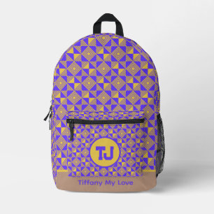 Trendy Girly Vacation Teacher Backpack