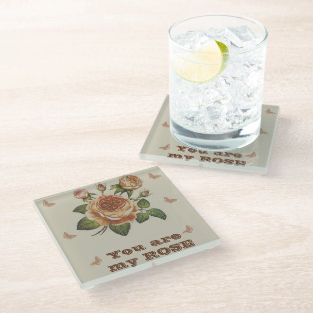 Trendy Glass Coaster (Angled)