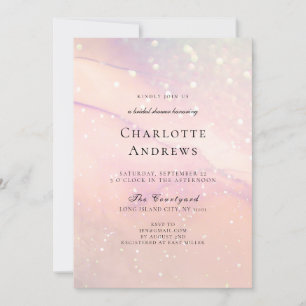 Trendy Glitter Bridal Shower Invitation