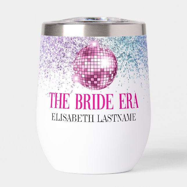 Trendy Glitter Disco Bride Era Bachelorette Party (Front)