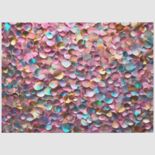 Trendy Glitter Opal Holographic Collection Tissue Paper