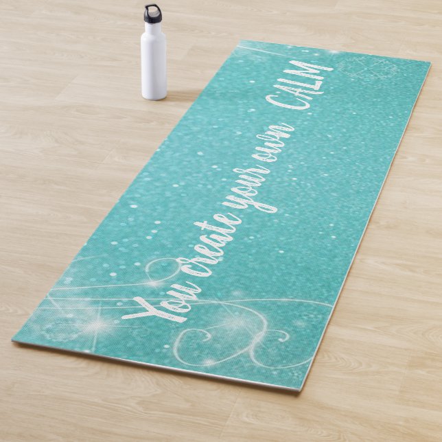 Trendy Glittery -You Create Your Own Calm Yoga Mat (In Situ)