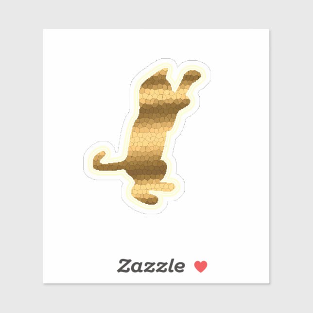 Trendy Gold Cat (Sheet)