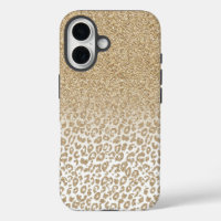 Trendy Gold Glitter and Leopard