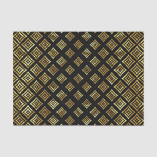 Trendy Gold Glitter Rhomboid Tissue Paper